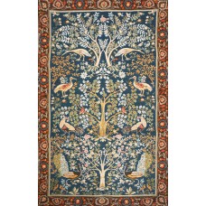 Гобелен Art de Lys «The Tree» у стилі William Morris, синій фон, 50 x 85см