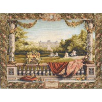 Гобелен Art de Lys Terrasse au Château (Тераса біля замку), 110х150см