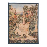 Гобеленова картина Art de Lys Єдиноріг біля фонтану 110х150см