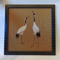 Гобеленова картина Art de Lys Білі журавлі, в рамі, 58 x 58 см