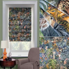 Готова штора Jungle від BM Fabrics з тропічним принтом