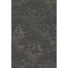 Шпалери Arte Moooi Tokyo Blue Indigo Macaque Ivory  MO3001