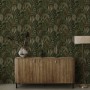Шпалери Holden Khalili Raffia Emerald green 659401