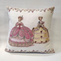 Подушка гобеленова Art de Lys  Герцогиня у рожевому та жовтому, 50х50