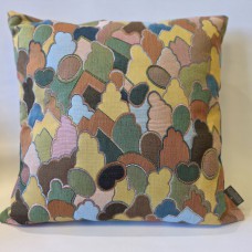 Подушка гобеленова  Art de lys Геометрична китайська мозаїка жовта, 50х50