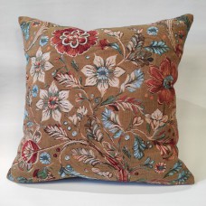 Подушка гобеленова  Art de lys Англійський сад 2 на рудому фоні, 50х50