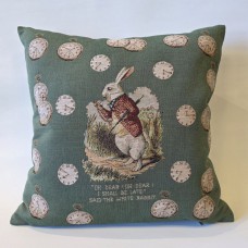 Подушка гобеленова Art de Lys Кролик, що спізнюється, Аліса в Країні чудес 50х50