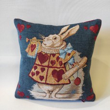 Подушка гобеленова Art de Lys Глашатай, Аліса в Країні чудес, синій фон  25х25см