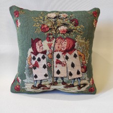 Подушка гобеленова Art de Lys Садівники, Аліса в Країні чудес 25х25