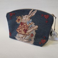 Косметичка гобеленова "Аліса. Глашатай", синя