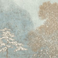 Casamance Silence Blanc Bleu baltique 8315 02 20