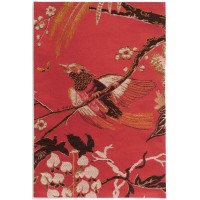 Dedar Silkbird Jacquard 003 - red lac
