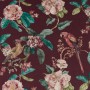 Тканина Enchanted Garden від iLiv – розкішний оксамит із тропічним садом, квітами та екзотичними птахами