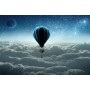 3D Фотообои  3Д Воздушный шар в космосе