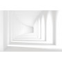 3D Фотообои  3Д Белый коридор
