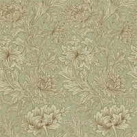 Chrysanthemum Toile Eggshell/Gold