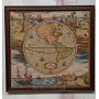 Гобеленова картина Art de Lys в рамі Карта світу. Карта Америки 50х50см