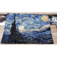 Гобелен Metrax-Craye Звездная ночь Ван Гога, на подкладке, 50х70