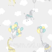 Animal Balloons Grey