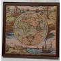Гобеленова картина Art de Lys в рамі Карта світу. Карта Європи, Африки і Азії 50х50см