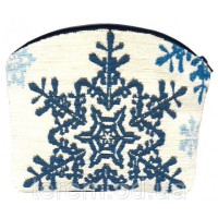 Косметична сумка "Сніжинки"