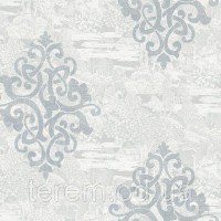 Eastern Garden Monotone with Damask