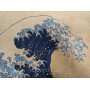 Гобеленова картина Metrax Hokusai Great Wave off Kanagawa на підкладці 70х100