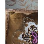 Подушка бархатная Terem Африканский цветок с бисером 45x45