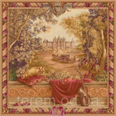 Гобеленовая картина Art de Lys Вердюр замок 150х150см