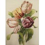Гобеленовая картина Art de Lys Bouquet de 4 tulipes 25x25 без подкладки