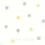 Watercolour Polka Dots Grey_yellow