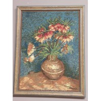 Гобеленовая картина Art de Lys Les Fritillaires Ван Гога в раме 57х74см