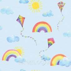 Rainbows and Flying Kites Blue