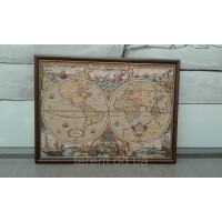 Гобеленова картина Art de Lys в рамі Карта світу
